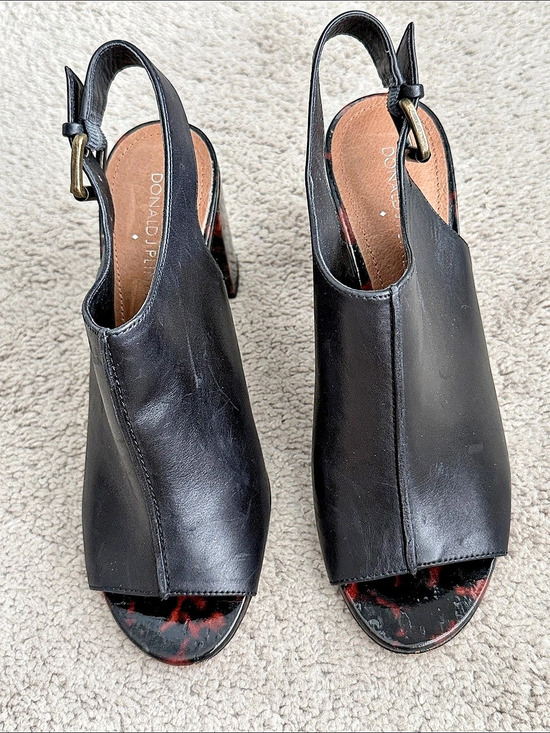 Donald J. Pliner Shoes - Donald J Pliner Black & Red Heels US 6M